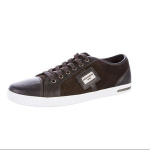 Dolce&Gabbana brown leather/suede luxury Sneakers